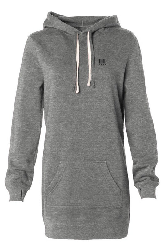 FRSH Barcode Hooded Sweatshirt Dress