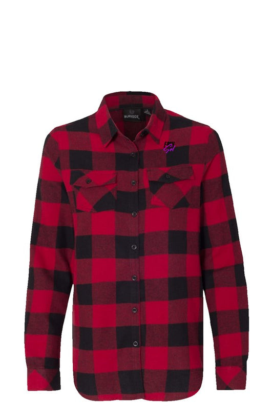 FRSH Grl Long Sleeve Red &amp;amp; Black Flannel