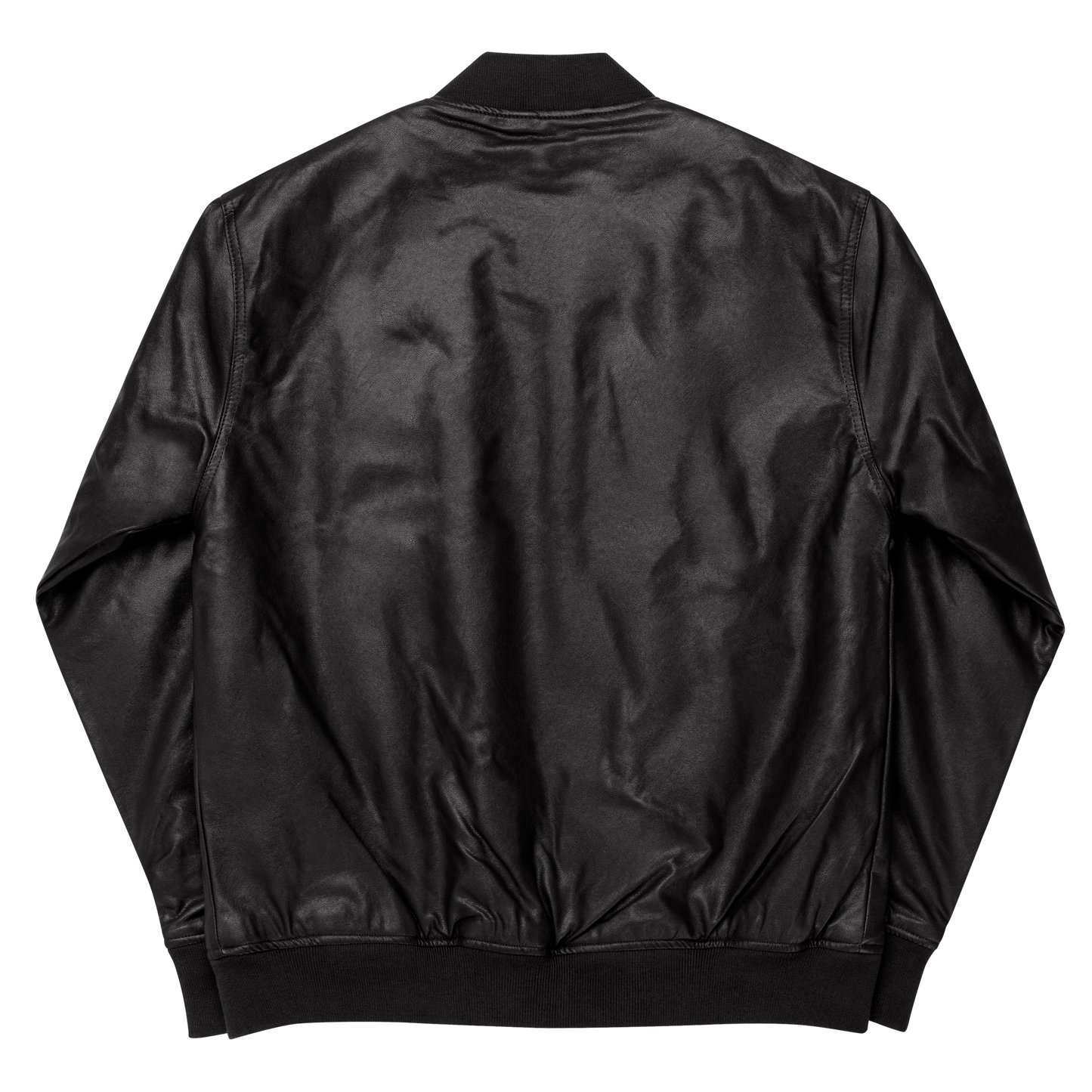 FRSH Leather Bomber Jacket