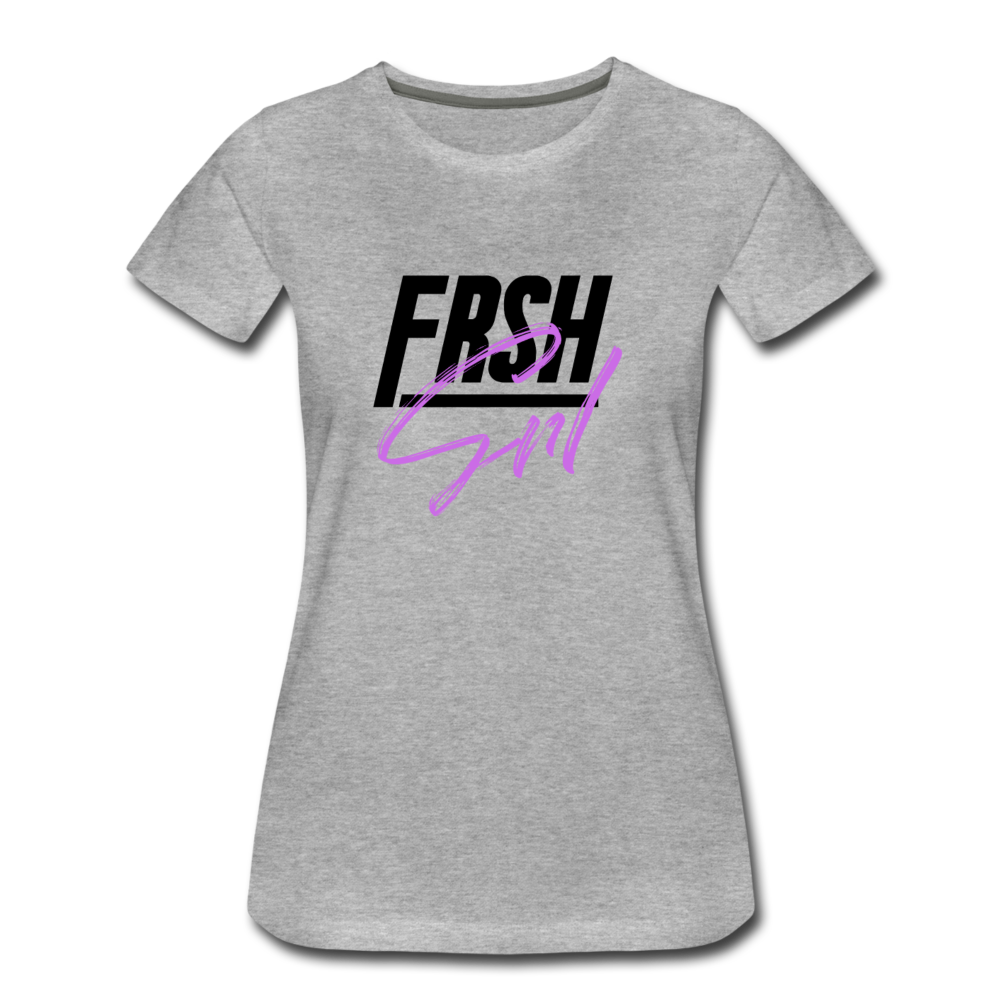 FRSH Grl T-Shirt - heather gray