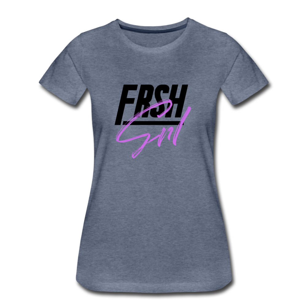 FRSH Grl T-Shirt - heather blue