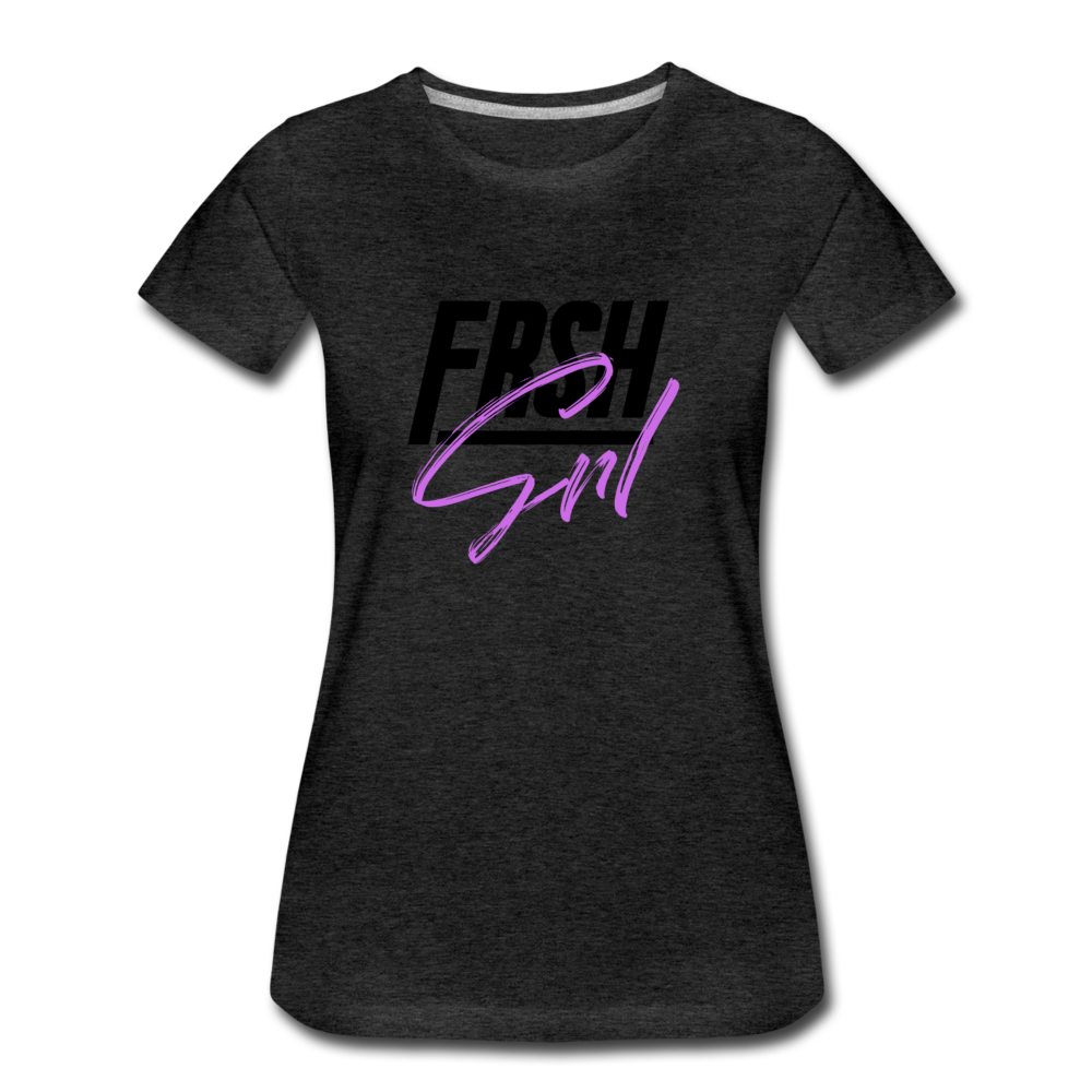 FRSH Grl T-Shirt - charcoal gray