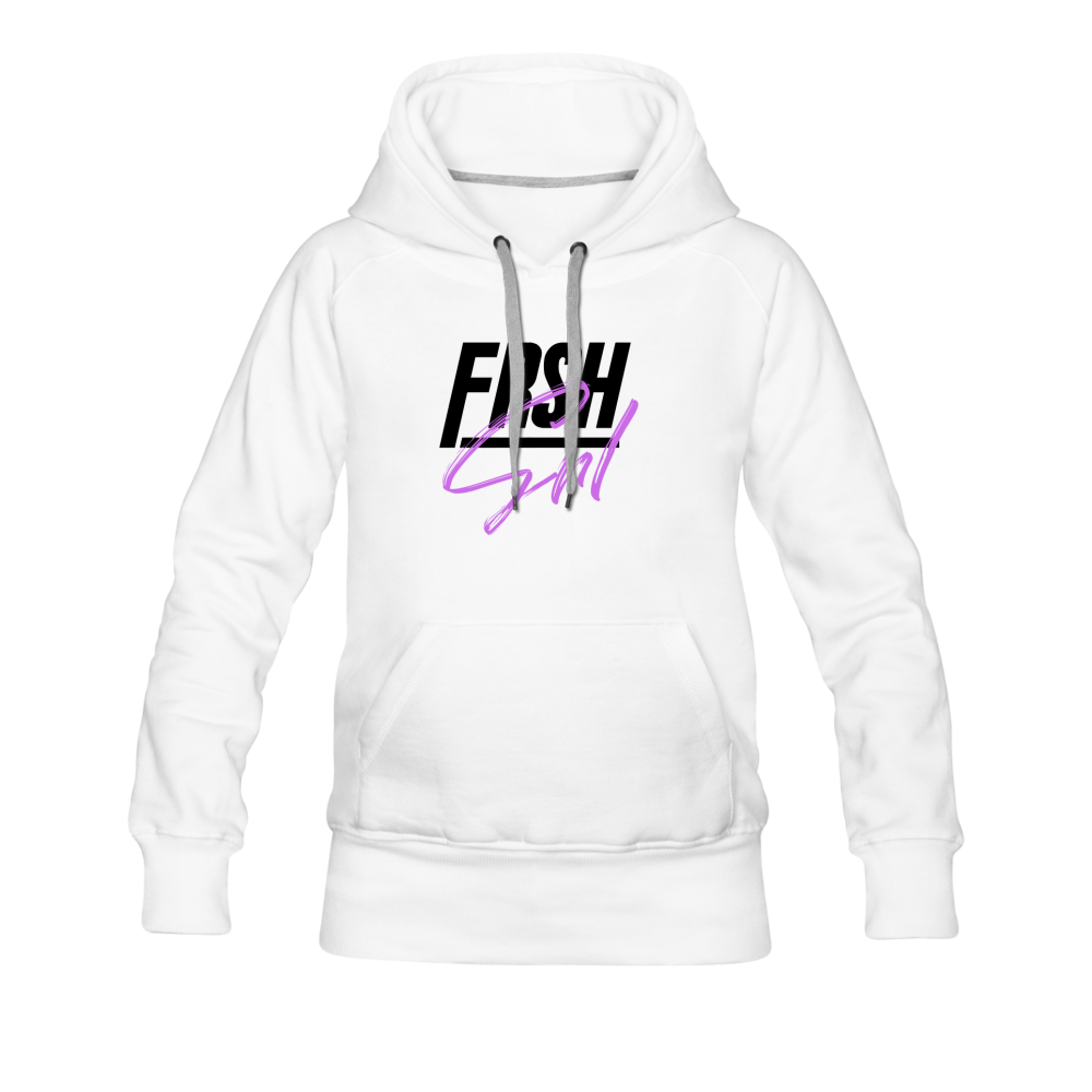 FRSH Grl Hoodie - white