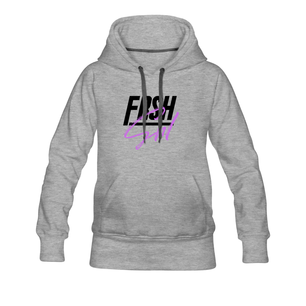 FRSH Grl Hoodie - heather gray