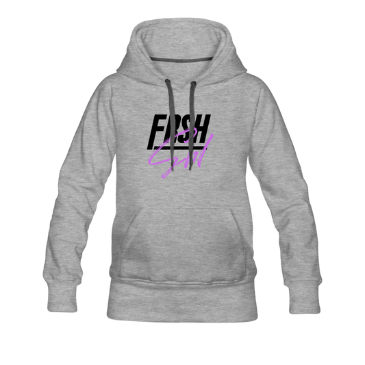 FRSH Grl Hoodie - heather gray