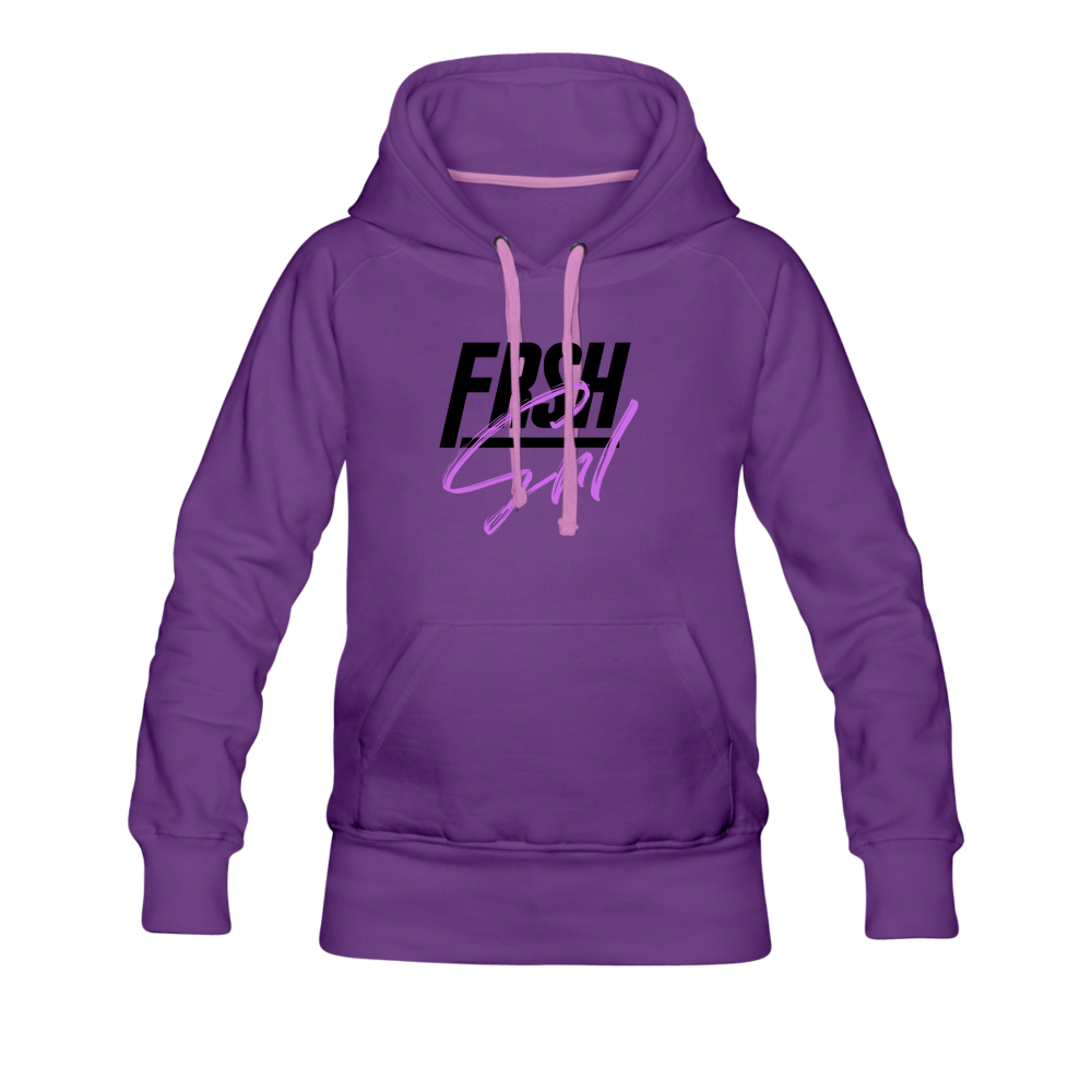 FRSH Grl Hoodie - purple