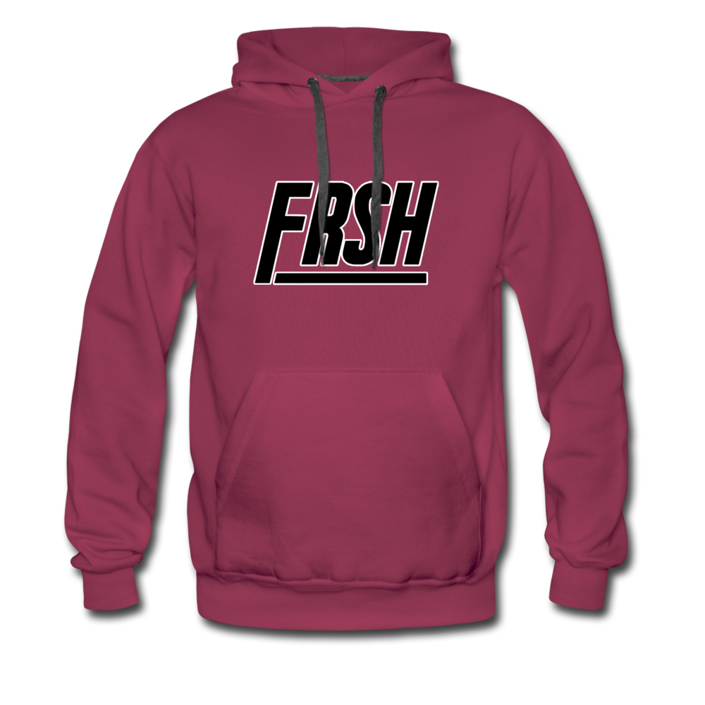 Men’s FRSH Hoodie - burgundy