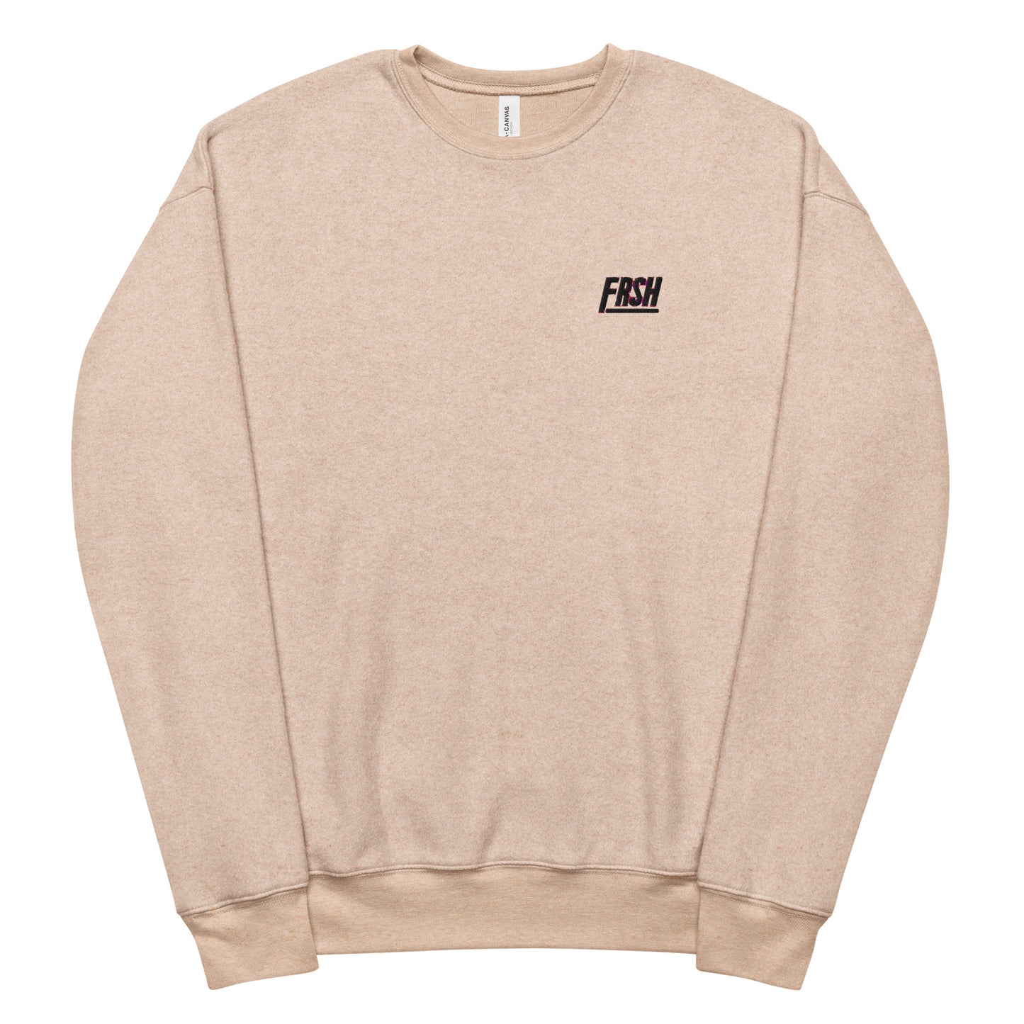 Unisex FRSH sueded fleece sweatshirt